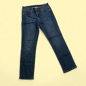 gap dark wash classic straight leg jeans